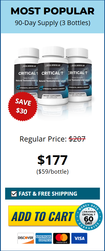 critical t 3 bottle